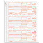 3up 1099-PATR Taxable Distributions From Cooperatives 4-part - Carbonless (CPATR054)