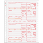 1099-R 2up Distributions From Pensions, etc. - 6 part Carbonless (CR056)