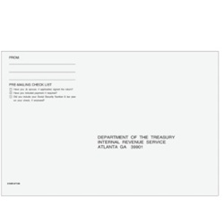 GA Federal Tax Filing Envelope with Checklist - 6" x 9" (E102R)