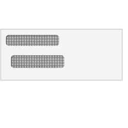 Double Window Envelope - Moisture Seal - 3-5/8" x 8-5/8" (E9155214)