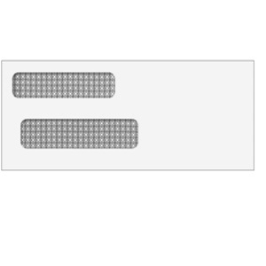 Double Window Envelope - Self Seal - 3-3/4