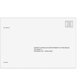 NC State Tax Envelope for Refunds - 6" x 9" (NCR610)