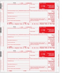 1099-S Form 4-part - 3up Self Mailer (QMS053)