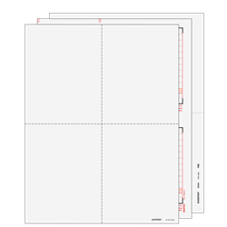 1099-R 4up Blank 6pt Set (R4UPSET605)